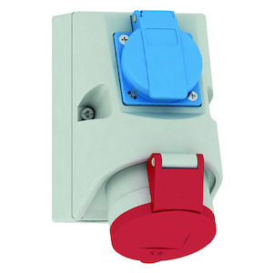 CEE-wandcontactdozen TK-Combinatie IP44