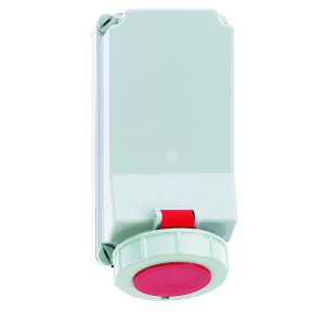 CEE-wandcontactdoos TE, 32A, QUICK-CONNECT, hittebestendig, IP67