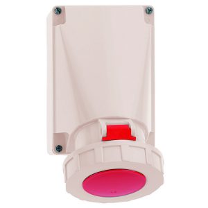 CEE-wandcontactdoos TE, 63A, hittebest., IP67