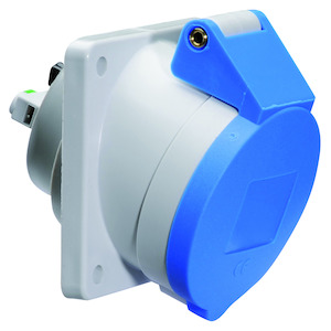 ICD 9h 16A 5P 230V IP44 75x75 QC Sch