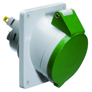 ICD 10h 32A 5P >50V IP44 100x92 QC Sch