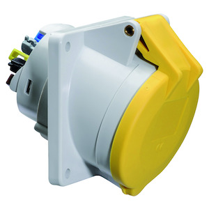 ICD 4h 32A 4P 110V IP44 85x85 QC Sch