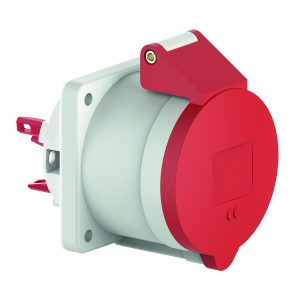 CEE-inbouwcontactdoos, 16A+32A, QUICK-CONNECT, 75x75mm, IP44