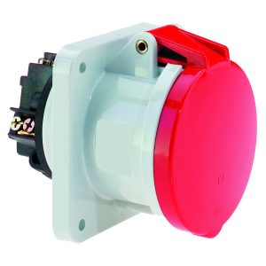 CEE-inbouwcontactdoos TE, 63A, hittebestendig, 107x100mm, IP44