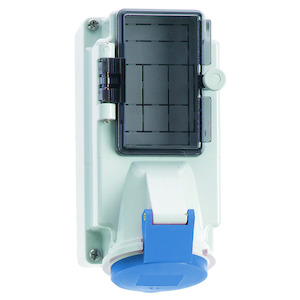 WCD 6h 16A 3P 230V IP44 170x90 QC TE G Ni