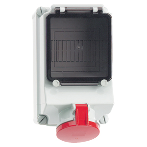 WCD 6h 32A 4P 400V IP44 260x160 QC G Ni