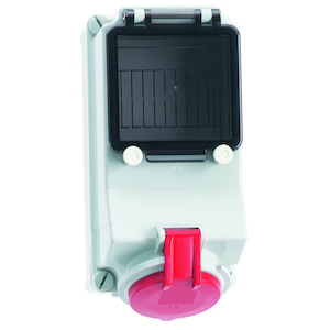 WCD 6h 16A 4P 400V IP44 225x118 QC TE G Ni