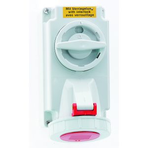 CEE-WCD afschakelbaar, vergrendelbaar, 16A, 90x170, Ni, IP67
