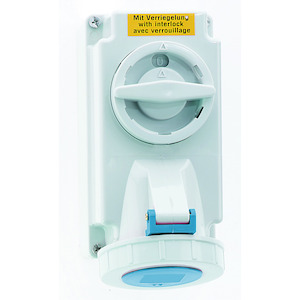 WCD 9h 16A 4P 230V IP67 170x90 QC A/V Ni