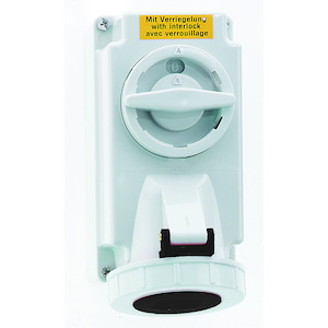 WCD 7h 16A 4P 500V IP67 170x90 QC A/V Ni