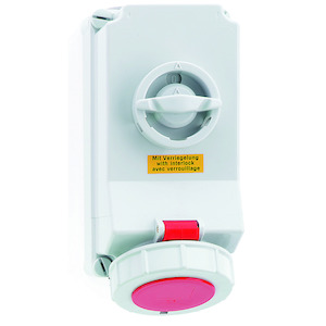 WCD 6h 32A 5P 400V IP67 225x118 QC A/V Ni