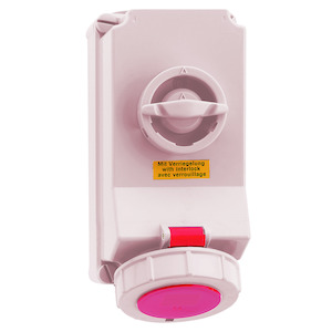 WCD 6h 32A 5P 400V IP67 225x118 QC TE ChB A/V Ni