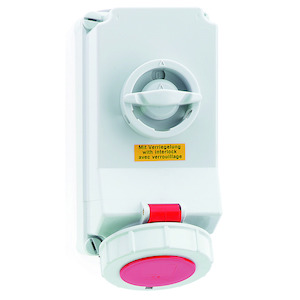 WCD 6h 16A 5P 400V IP67 225x118 QC A/V Ni