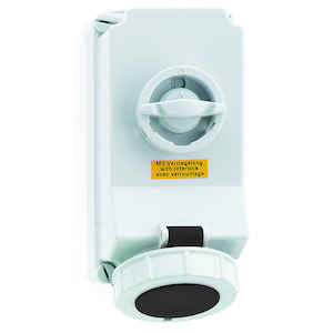 WCD 7h 16A 4P 500V IP67 225x118 QC A/V Ni