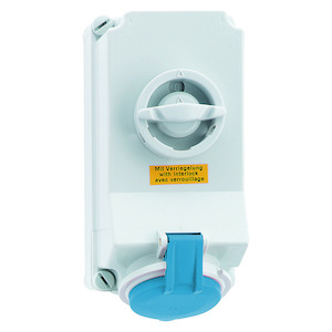 WCD 6h 32A 3P 230V IP44 225x118 QC TE A/V Ni