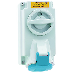 WCD 6h 16A 3P 230V IP44 170x90 QC A/V Ni