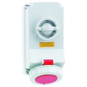 WCD 6h 16A 7P 400V IP67 225x118 TE A/V Ni