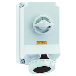 WCD 7h 63A 4P 500V IP67 260x160 TE A/V Ni