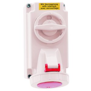 CEE-wandcontactdoos afschakelbaar,vergrendelbaar IP67