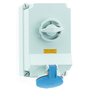 WCD 9h 63A 4P 230V IP44 260x160 TE A/V Ni