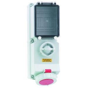 CEE-WCD 3h TE,32A,QuickConnect,afsch. Vergrend., klapvenster,hittebest.,IP67