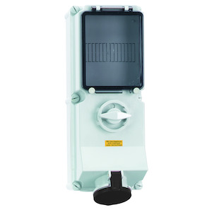 WCD 7h 16A 4P 500V IP44 365x134 QC A/V/G Ni