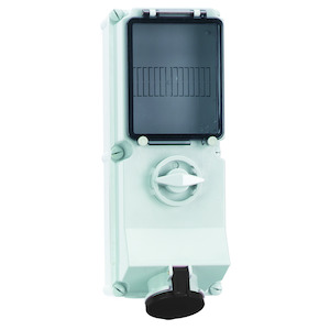 WCD 7h 16A 4P 500V IP44 365x118 QC A/G Ni