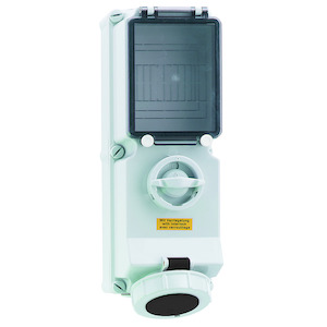 WCD 7h 63A 4P 500V IP67 460x180 A/V/G Ni