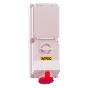 CEE-wandcontactdoos afschakelbaar,vergrendelbaar, beveiligd IP44
