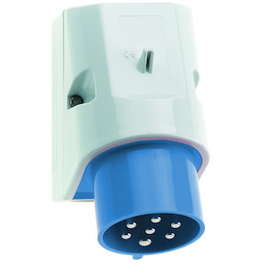 TCD 9h 16A 7P 230V IP44 126x83 Opb Ni