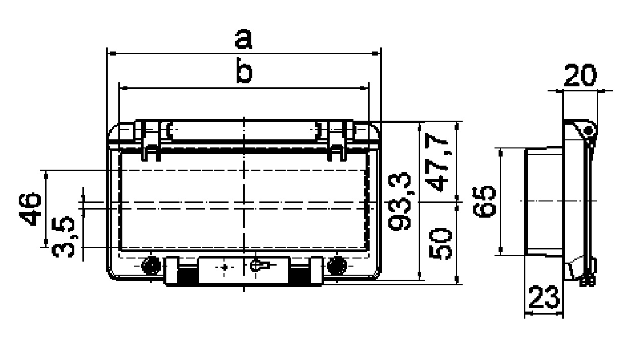Klapvenster 18 mod met onderbak - Afbeelding 2