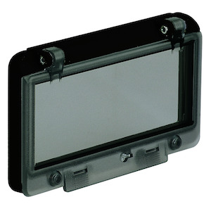 Klapvenster 8 mod. zonder onderbak zwart