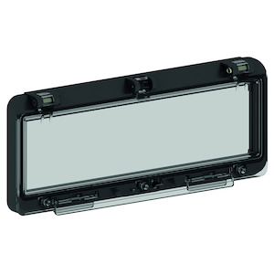 Klapvenster 12 mod. zonder onderbak zwart