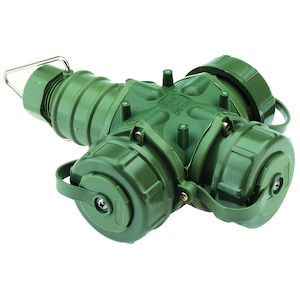 Schuko KOP 3W 16A 2P+Ra 250V IP68 Ni TN