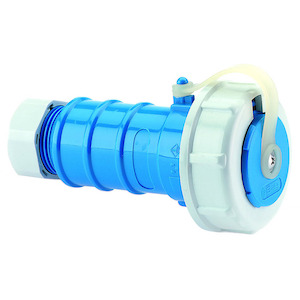 Schuko KOP 16A 2P+Ra 230V IP68 BL Ni Be/Fr