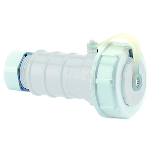 Schuko KOP 16A 2P+Ra 230V IP68 Gr Ni Be/Fr