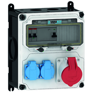 VARIABOX 2x Schuko, 1x 32A 5P