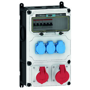 VARIABOX 3x Schuko, 1x 16A 5P, 1x 32A 5P