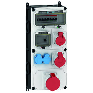 VARIABOX 2x Schuko, 1x 16A 5P, 1x 32A 5P, 1x 63A 5P