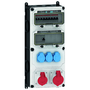 VARIABOX 3x Schuko, 1x 16A 5P, 1x 32A 5P