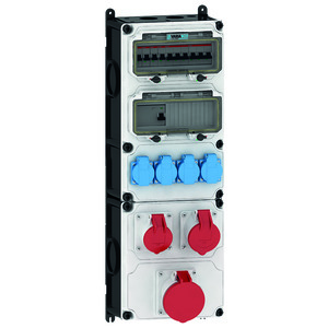 VARIABOX 4x Schuko, 1x 16A 5P, 1x 32A 5P, 1x 63A 5P