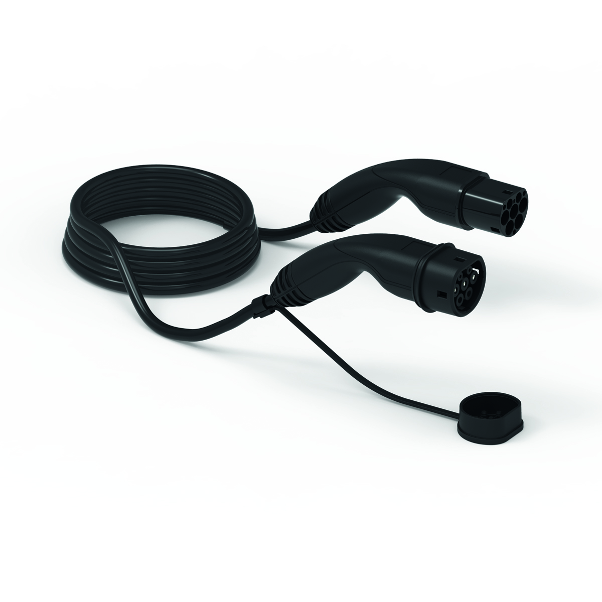 Autolaadkabel 10,0m zwart, 20A 1 fase T2 crimp ZwZwZw