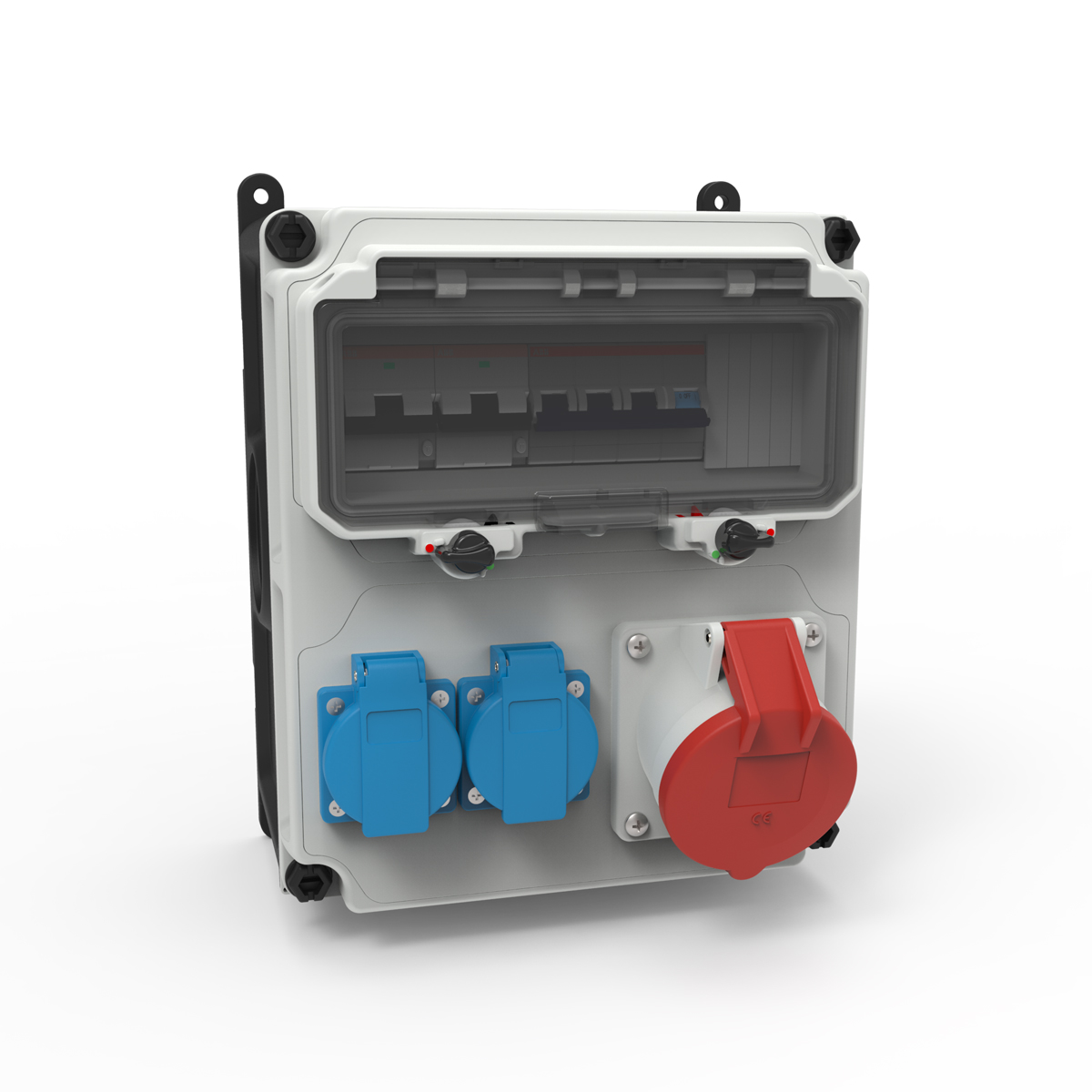 VARIABOX 2x Schuko, 1x 32A 5P + al