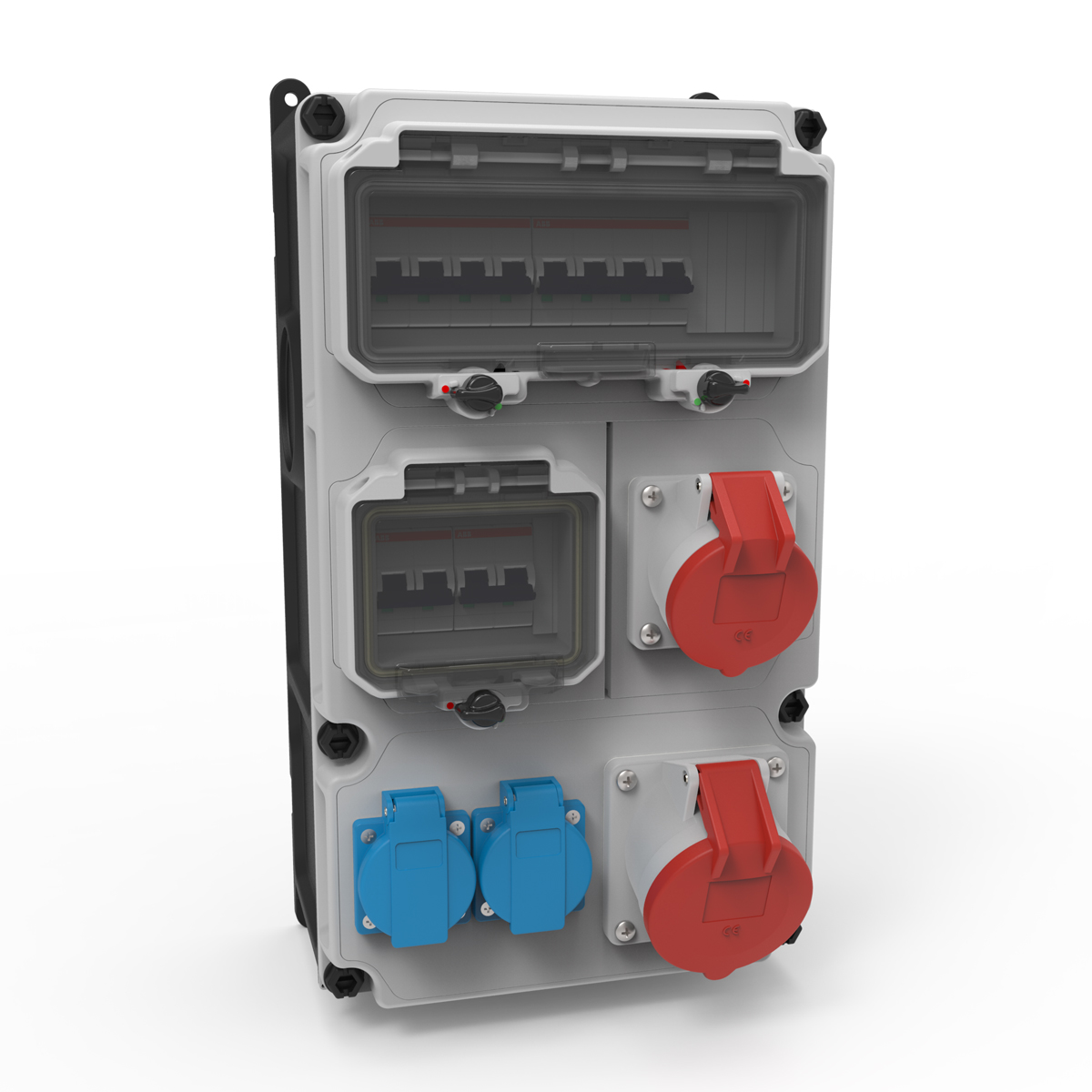 VARIABOX 2x Schuko, 1x 16A 5P, 1x 32A 5P