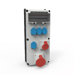 VARIABOX 4x Schuko, 1x 16A 5P, 1x 63A 5P